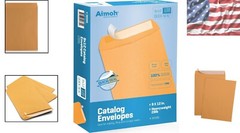 Durable 9×12 Self-Adhesive Kraft Envelopes for Business & Promotion – 100 Ct