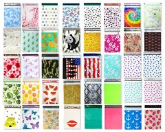(20-200Pack) 10″ x 13″ Designer Prints FLAT POLY Mailers Business Ship Envelopes