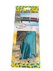 Foliatec Hose Engine Zip Tie Various Sizes 45152 Metallic Blue 21 Pk.
