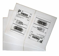 500 Half Sheet Shipping Labels Page 8.5×5.5 Self Adhesive Round 2 Per Sheet US