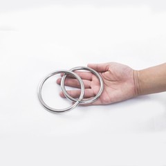304 Stainless Steel Round Rings Solid Welded Metal O Ring 20mm 30mm 40mm – 100mm