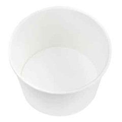 Karat Earth 16oz Eco-Friendly Paper Food Containers – White (114.6mm), KE-KDP16W