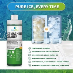 Odorless Ice Maker Cleaner and Descaler – 16 Fl Oz – Compatible with All Brands