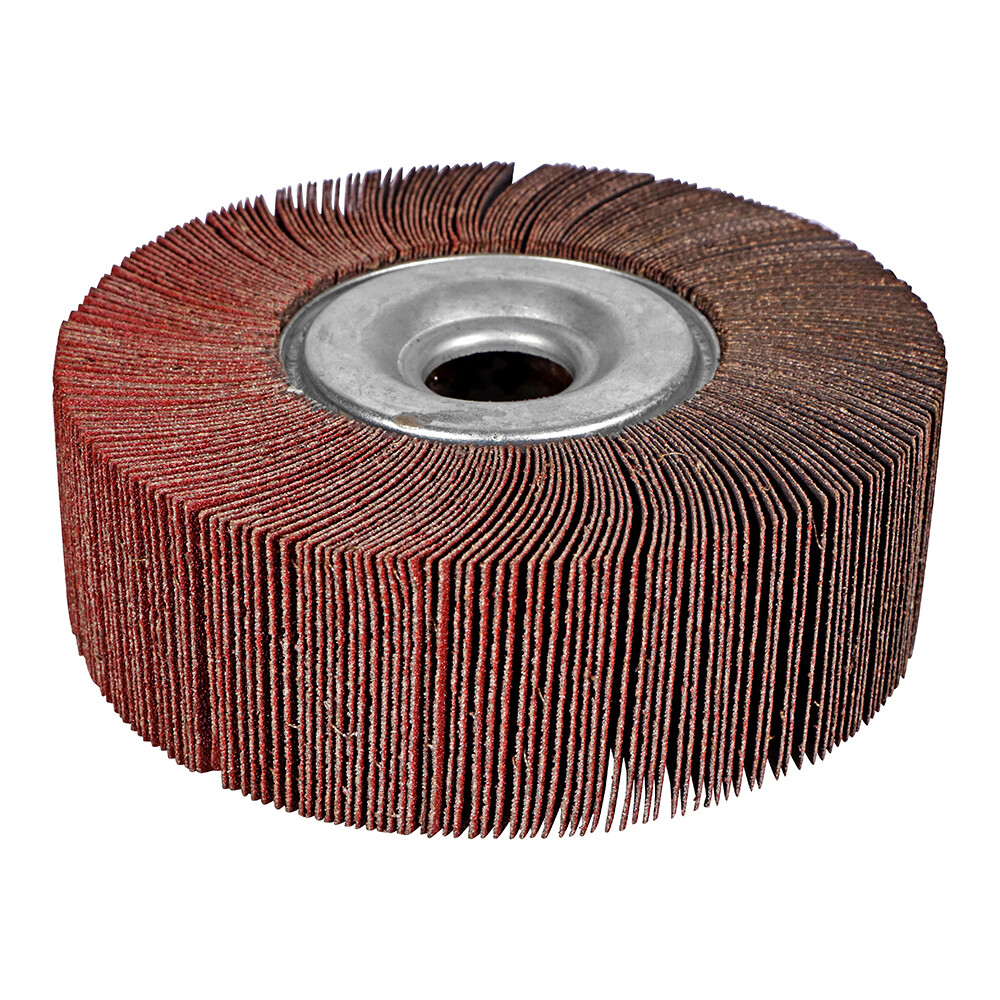 10 Pack – 6″ x 2″ x 1″ Inch 80 Grit Bench Pedestal Grinder Unmounted Flap Wheels