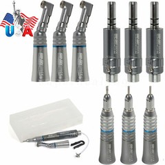 NSK Style Dental Slow Low Speed Handpiece Straight Contra Angle Air Motor 4/2H