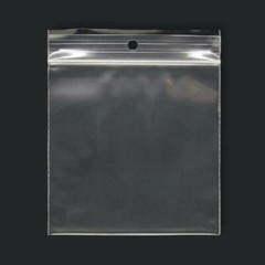 2″ x 3″ Zip Seal Reclosable 2Mil Plastic Top Lock Bags Hang Hole Jewelry 2 Mil