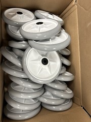 Lot of 8 Stryker Stretcher 8” Standard Wheel Grey