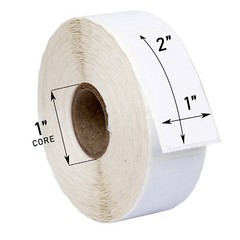 ZEBRA / ELTRON 1×2 (1″ x 2″) Direct Thermal Labels – (1) Roll of 750 Labels