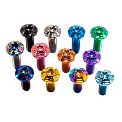Milling flower head Titanium screw M8x15 20 25 30 35 40mm Disc brake Bolts