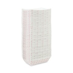 Boardwalk 30LAG250 2.5 lbs. Capacity Paper Food Baskets – Red/White (500/CT) New