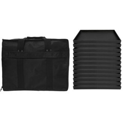 Jewelry Sample Display Case Carrying Showcase Box Collector Organizer 12 Pc 1″