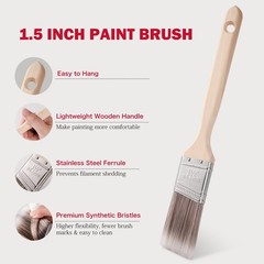 13Pcs Mini 4-Inch Paint Roller Kit Microfiber Rollers Tray Liners Trim Touch-Ups