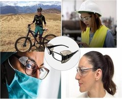 1~200 Pairs Side Shields For Eye Glasses Slip On Safety Glasses Shield Universal