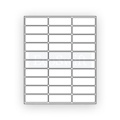 30-300,000 1 x 2 5/8 EcoSwift Laser Address Shipping Adhesive Label 30 per sheet
