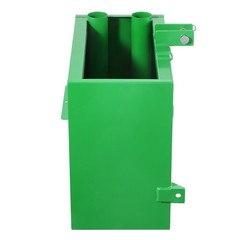Ballast Box 3 Point Category 1 Tractor Quick Tach Hitch Counterweight Green