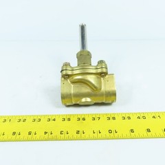 Asco 8210 Solenoid Valve Brass Body (Model Unknown) 1″ NPT 5/8″ Rod