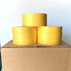 Lot Of 48 Rolls 1″ X 60 Yrds Fine Edge Yellow Painters Masking Tape NOT FOR AUTO