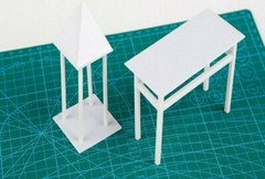 USA 10pcs 2mm x 9.84″ ABS Styrene Plastic Square Bar Rods Model Layout USA S/H