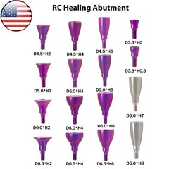 US Dental NC/RC Healing Cap Abutment Cover Screw Fits Straumann ITI BL/BLT