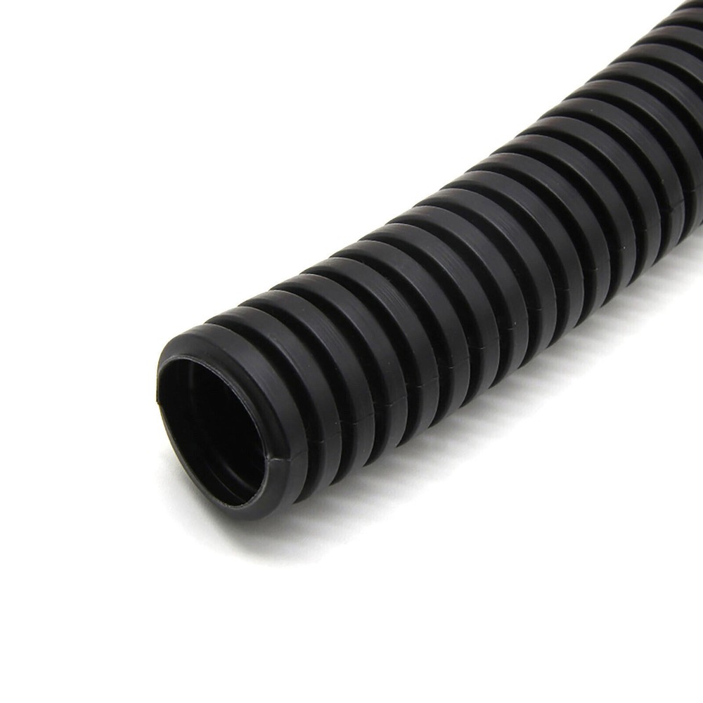 Automotive Wire Protector Harness Corrugated Split Wire Loom Conduit Flex Tubing