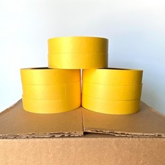 Lot Of 48 Rolls 1″ X 60 Yrds Fine Edge Yellow Painters Masking Tape NOT FOR AUTO