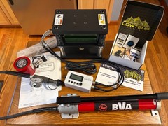 Lowtemp Hydraulic Heat Press, 4”x7” Plates, BVA P-1000 Pump