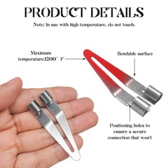 SHMZK 4 PCS Plastic Smoothing Tip Head, Welder Soldering 4pcs