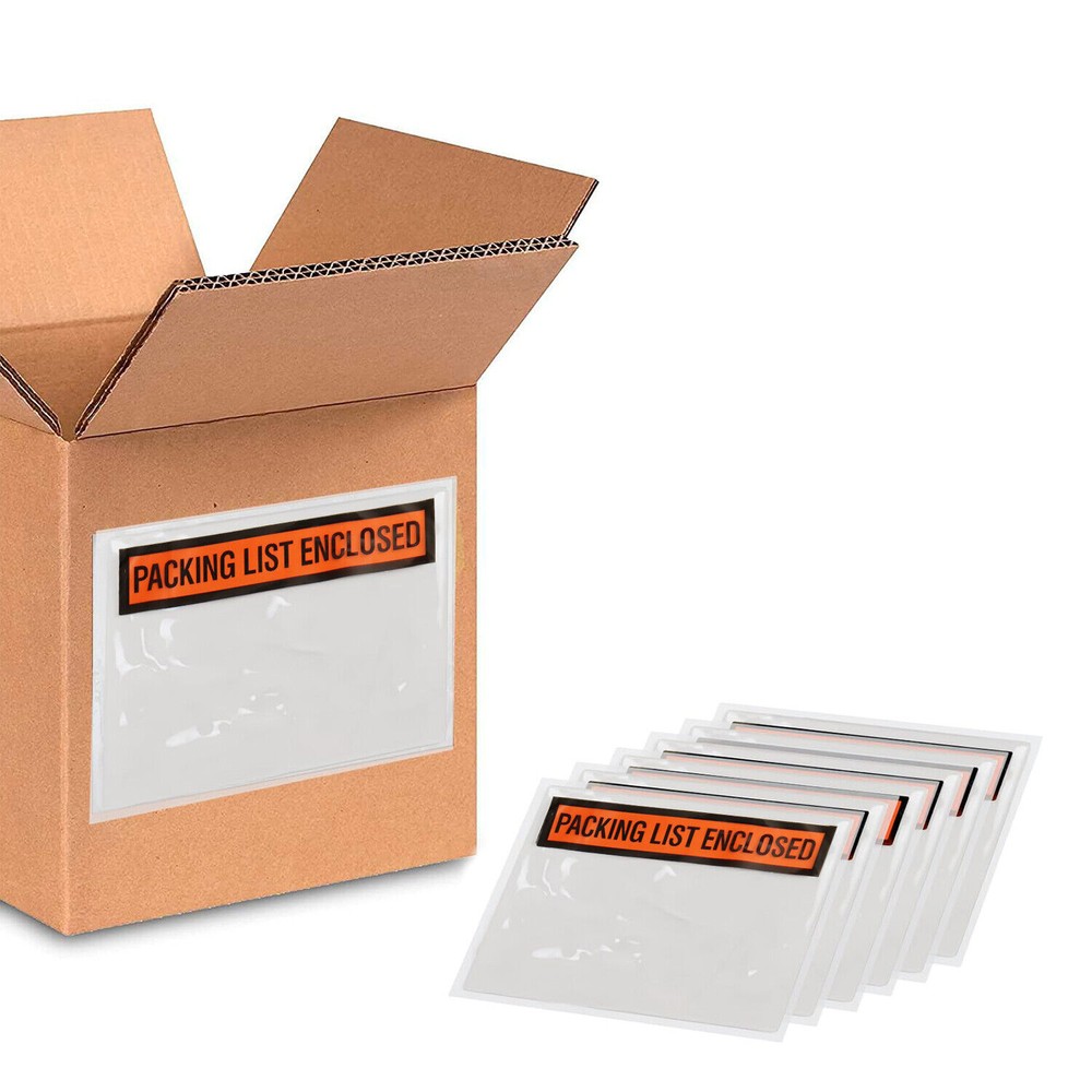 4.5″ x 5.5″ Packing List Enclosed Envelope Panel Face 1000 Pieces