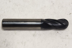Osg 404-5000-Bn11 End Mill, Carbide, Tialn, 1/2, 4 Fl, Ball End