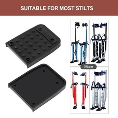 4Pcs Stilt Sole Anti-Slip Foot Pads for Drywall, Drywall Stilts Part Kits, Const