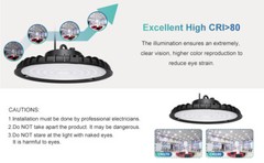 100W Led UFO High Bay Light Industrial Commercial Factory Warehouse Shop Light