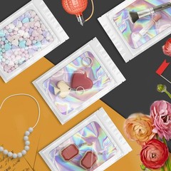 Holographic Mylar Bags Smell Proof Food Storage Zip Seal Foil Pouch Candy Bag