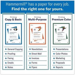 Hammermill Copy Plus 8.5″ x 11″ Printer Paper, 20 lb 92 Bright White 5000 Sheets
