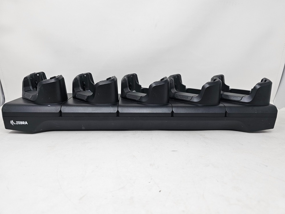 Zebra 5-Port Charge Cradle for TC53, TC58 – CRD-NGTC5-5SC5D – Cradle Only