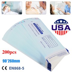 200 3.5″ x 10″ Self-ing Sterilization Pouches for Autoclave SA