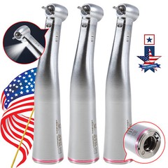 1-5 Pcs Dental 1:5 LED Contra Angle Fiber Optic Handpiece Fit KaV NSK Motor