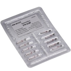 House Brand Dentistry 401525 HSB 379-018F Football Fine Grit Diamond Burs 10/Pk