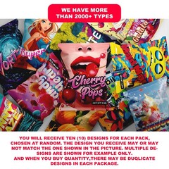 Mylar3.5 bags 10 OR MORE RANDOM DESIGNS 3.5gram 100PCS/PACK ZIPLOCK SMELL-PROOF