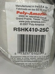 3.5 Mil 10 ft x 25 ft Plastic Sheeting Clear 4 Mil Thick Poly America 41025C NEW