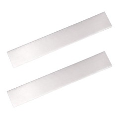 Shonan Pure Nickel Sheet, 6 Inches Nickel Anode for Nickle Plating, 2 Pack Nicke