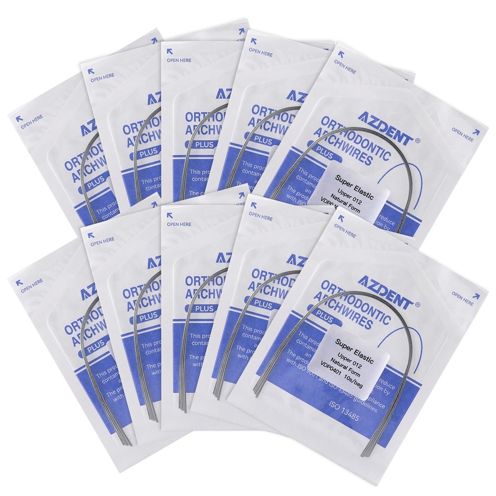 AZDENT PLUS Dental Orthodontic Niti Arch Wire Super Elastic Natural Form Round