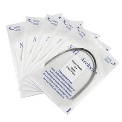 100pcs Dental Orthodontic Arch Wire Niti Stainless Steel Round Rectangular Ovoid