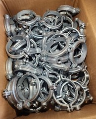 2″EXTENSION ESPLIT CLAMP GALVANIZED-SKU 510R-2″EG-PHD (ONLY SALE BOX OF 100 PCS)