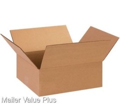 25 – 13 x 13 x 4 Corrugated Shipping Boxes Packing Storage Cartons Cardboard Box