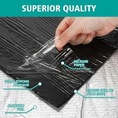 Frienda 200 Mils 70 Sqft Car Heat Sound Insulation as shown in the pictures