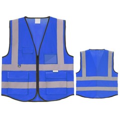 Reflective Safety Vest with Pockets High Visibility Sliver Strip for Men and …