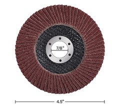 20 Pack Flap Discs 4.5? X 7/8? Grinding Wheel T27 Flapper Wheel for Die Angle US