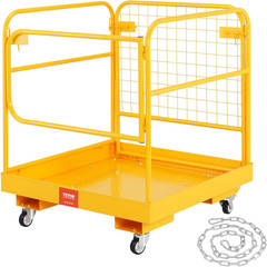 Forklift Man Basket, 36 X 36 Inches Forklift Safety Cage Work Platform 1200 Lbs