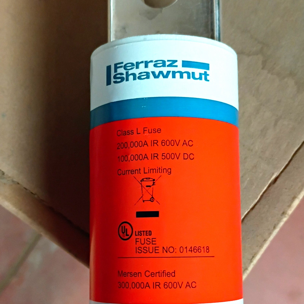 Ferraz Shawmut Amp-Trap 2000 A4BQ400 Class L 400A 600V Time-Delay Fuse