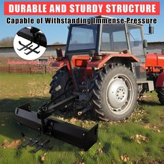 42″ Tow Behind Box Scraper Lawn Tractor Attachments for ATV UTV Tractor Mower